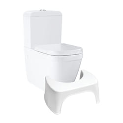 Wc à poser sans bride Grohe Euro Ceramic + Tabouret physiologique Blanc