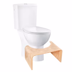 PACK WC avec bride à poser Bau Ceramic + Tabouret physiologique Bois - TU
