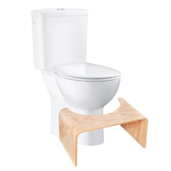PACK WC avec bride à poser Bau Ceramic + Tabouret physiologique Bois - TU