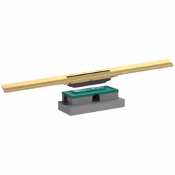 Avantages du caniveau de douche HANSGROHE RainDrain Flex 80 cm Aspect doré poli : Hygiénique : caniveau avec une surface faci ...