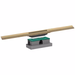 Avantages du caniveau de douche HANSGROHE RainDrain Flex 80 cm Bronze brossé : Hygiénique : caniveau avec une surface facile  ...