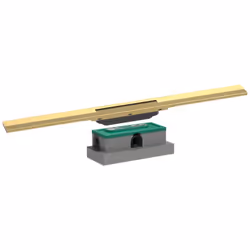Avantages du caniveau de douche HANSGROHE RainDrain Flex 80 cm Aspect doré poli : Hygiénique : caniveau avec une surface faci ...