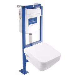 Avantages du WC suspendu sans bride Villeroy & Boch Architectura Twistflush [e³] rectangle avec abattant Solution complète et ...