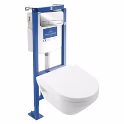 Avantages du pack WC suspendu sans bride Villeroy & Boch Architectura Twistflush [e³] rond Solution complète et optimisée : T ...
