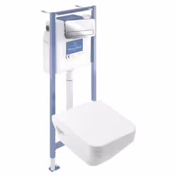 Avantages du WC suspendu sans bride Villeroy & Boch Architectura Twistflush [e³] rectangle avec abattant Solution complète et ...