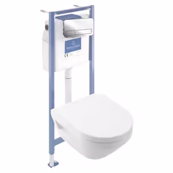 Avantages du pack WC suspendu sans bride Villeroy & Boch Architectura Twistflush [e³] rond Solution complète et optimisée : T ...