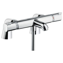 Mitigeur baignoire thermostatique Hansgrohe Ecostat Comfort chromé avec colonnettes