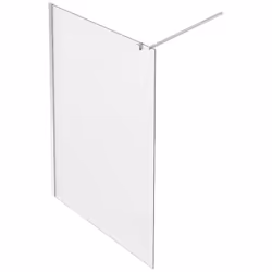 Paroi de douche Contra textile 100cm + kit profilé Chromé