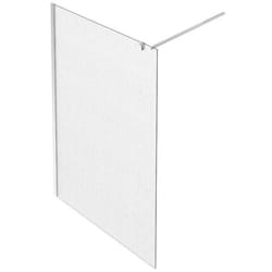 Paroi de douche Contra textile 90cm + kit profilé Chromé