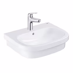 Vasque à poser Euro Ceramic 60cm + Mitigeur lavabo M Swift Chromé