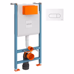 Bâti-support V-Fix Core auto-portant + Plaque Root Round Blanche