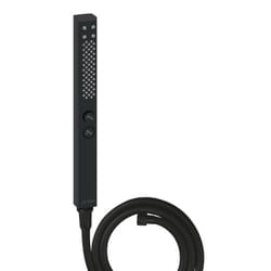 Pommeau de douche Shift+ carré 2 jets noir mat + flexible