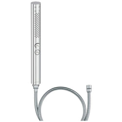 Jacob Delafon - Pommeau de douche Shift+ rond 2 jets chromé + flexible 175 cm métal