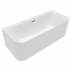 Avantages de la baignoire murale semi-îlot VILLEROY & BOCH Loop & Friends Esthétique contemporaine : design carré et installa ...