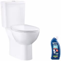 Avantages du pack WC au sol GROHE Siège EasyClean : Le nettoyage de votre WC avec bride n'a jamais été aussi simple grâce à l ...