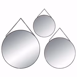 Description: Entre douceur et glamour, ce trio de miroirs remplit son objectif ! Vous craquerez forcément pour ce lot de 3 mi ...