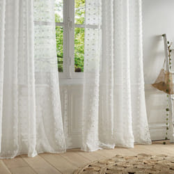 Voilage 'Lily' 140 x 240 cm - Couleur: blanc