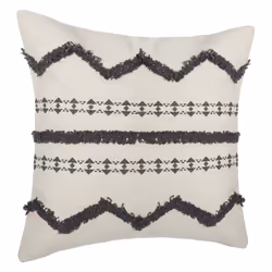 Description: Vous souhaitez créer un intérieur cosy et ethnique, c'est la housse de coussin tuftée lin 40 x 40 cm qu'il vous  ...