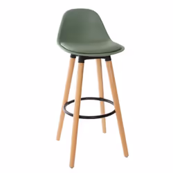 Tabouret bar déco style scandinave Maxon Atmosphera - Kaki