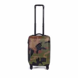 Valise cabine rigide 4 roulettes Trade Carry On The Herschel - Vert Camouflage