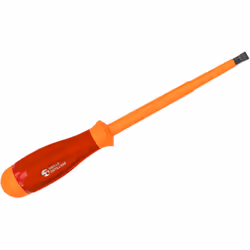 Type de tournevis = Tournevis isolé Type de pointe = Fendu Dimensions de la pointe = 8 mm Conforme VDE/1000V = Oui Longueur d ...