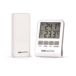 Thermomètre digital intérieur/extérieur - SCS SENTINEL - HCN0062 DigiThermo indoor/outdoor - Portée : 60 m - 433 MHz - Blanc