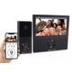 Interphone vidéo connecté filaire - SCS SENTINEL - VisioWifi - Vision nocturne - Noir