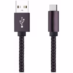 Cable tresse USB-C Noir Moxie - Moxie Cable tresse USB-C Noir Moxie - Moxie