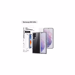 Coque et étui téléphone mobile Moxie PACK Coque + Verre trempe 2.5D pour Galaxy S23 Ultra