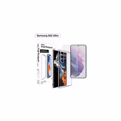 Accessoire pour téléphone mobile Moxie PACK Coque + Verre trempe 2.5D pour Galaxy S22 Ultra
