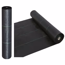 Toile de paillage noire 10 ml x 1.60m - Poids 100 grammes. POINTS FORTS PRODUIT : Empêchent la croissance des mauvaises herbe ...