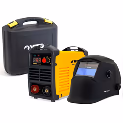 Poste à souder VITO 140 délivre 140 Ampères et soude l'acier, l'inox et la fonte avec des électrode de 1.6 à 3.2 mm de diamèt ...