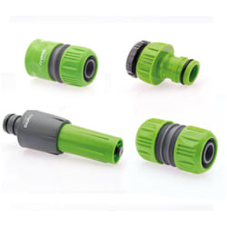Vito - Kit arrosage 4 pieces diam 25-1' lance multi jet + nez de robinet + raccord rapide + embout raccord