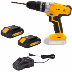 Perceuse visseuse sans fil 20 V VITOPOWER . Une perceuse pour les utilisateurs plus exigeants pour sa fiabilité et robustesse ...