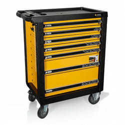 Servante d'atelier 7 tiroirs Chariot sur roues Avec frein Meuble de garage Etabli Vito