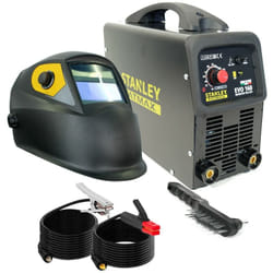 Stanley - Poste à souder 160 Ampères EVO160 mma + tig + Cagoule Automatique 9/13 fatmax
