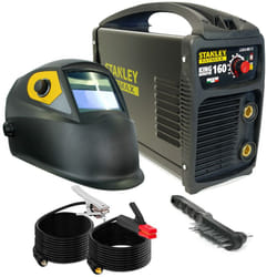Stanley - Poste à souder 160 Ampères KING160 Professionnel mma + tig + Cagoule Automatique 9/13 fatmax