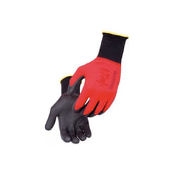 Gant Manutention légère SINGER PVC Polyamide Tricoté Ultra fins Rouge Taille 9 Poignet élastique