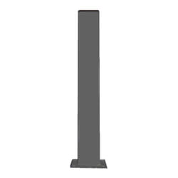 Potelet Hauteur 1900mm Section 150X50 Avec Platine Couleur gris 7016