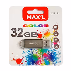 Maxell MAXL85404, 32 Go, USB Type-A, 2.0, Casquette, Gris