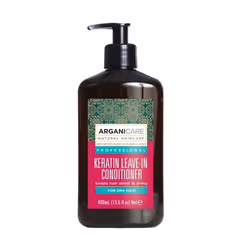 L’après-shampooing sans rinçage Arganicare Keratin permet de régénérer rapidement et facilement vos cheveux et présente de no ...