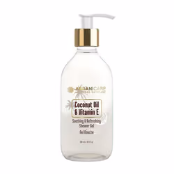 Arganicare GEL DOUCHE – COCO & VITAMINE E, Gel douche, 500 ml, Femmes, Corps, Noix de coco, Hydratant, Nourrissant, Rafra ...