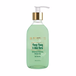 Arganicare GEL DOUCHE – YLANG YLANG & ALOE VERA, Gel douche, 500 ml, Femmes, Corps, Hydratant, Adoucissant, Flacon pompe