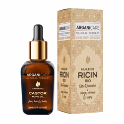 Arganicare HUILE DE RICIN BIO 3-1, Huile de cheveux, 30 ml, Unisexe, Cheveux abimés, Cheveux secs, Renforcer, Ricinus Communi ...
