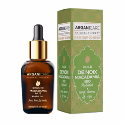 Arganicare Huile De Macadamia Bio 3-1, 30 ml, Huile de cheveux, 30 ml, Unisexe, Cheveux secs, Protection, Lissage, macadamia  ...
