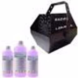 Machine à bulles Noir grand débit IBIZA LIGHT LBM-10 pour mariages soirées Dj avec 3L de liquide