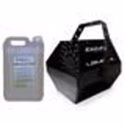 Machine à bulles Noir grand débit IBIZA LIGHT LBM-10 pour mariages soirées Dj avec 5L de liquide