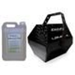 Machine à bulles Noir grand débit IBIZA LIGHT LBM-10 pour mariages soirées Dj avec 5L de liquide