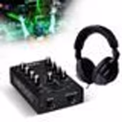 Table de mixage Dj Sono 2 canaux 3 entrées IBIZA SOUND MIX500 + Casque audio