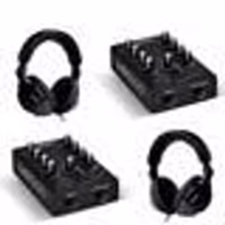 Pack Tables de mixages Dj Sono 2 canaux 3 entrées IBIZA SOUND MIX500 + 2 Casques audio